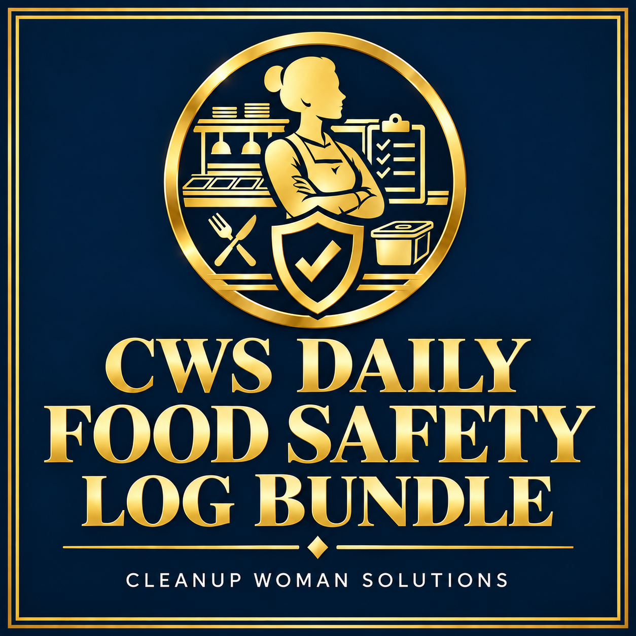 CWS Daily Food Safety Log Bundle cover